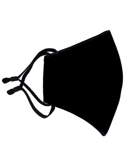 Parisian Homespun Face Mask - Black