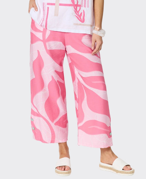 Clarity Pant Bay Leaf Print