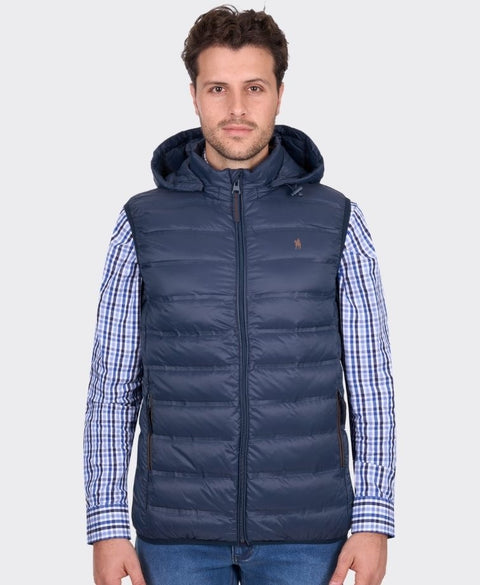 Thomas Cook Vest Oberon Light Weight Down - Navy