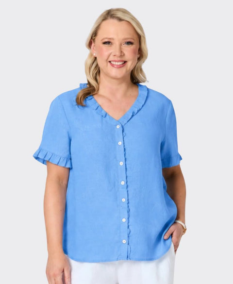 Gordon Smith Top Audrey Linen