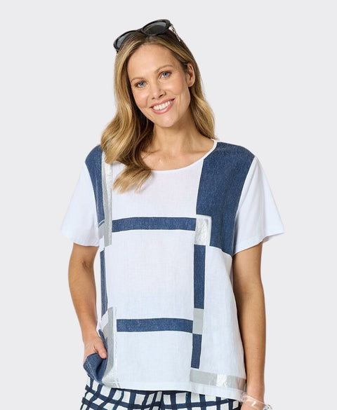 Clarity Top Geometric