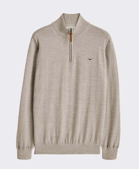 RMW Ernest Qtr Zip Knit