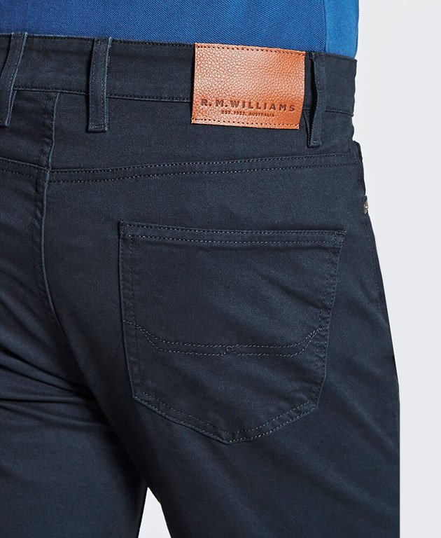 RMW Ramco Sueded Drill Jeans - Navy