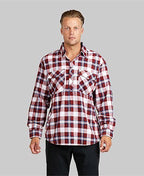 Swanndri Egmont Shirt - Red Navy Check