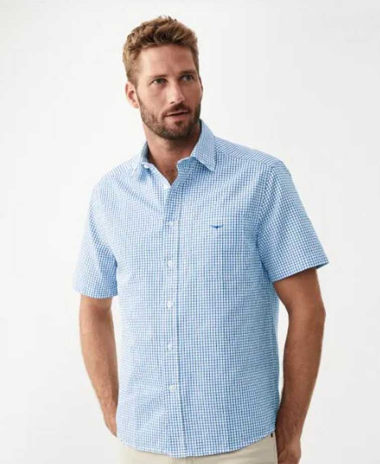 RMW Hervey Shirt - White/Blue