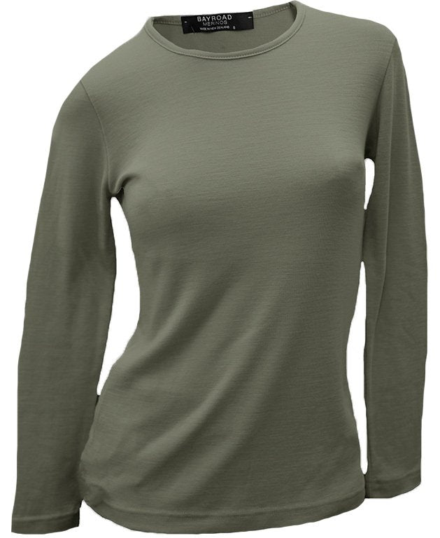 Bay Road Merino Womens Crew - Ironside