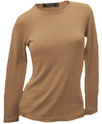 Bay Road Merino Womens Crew - Thatch