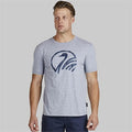 Swanndri Logo Tee - Grey Marle/Char