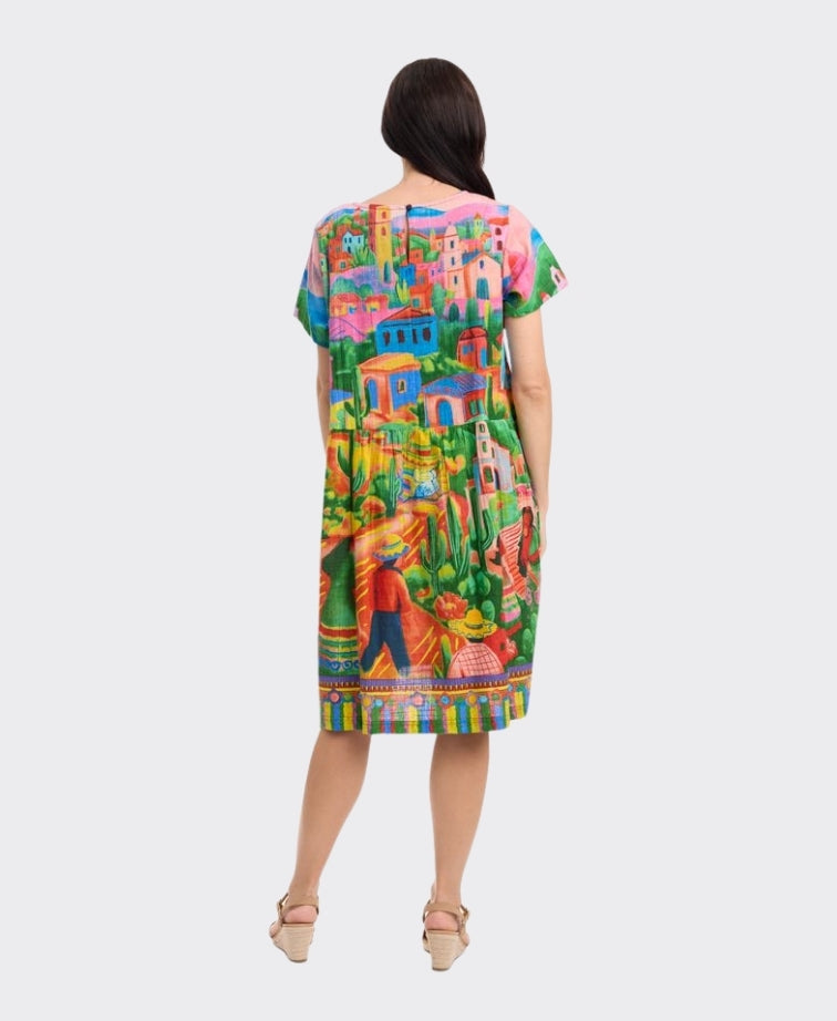 Orientique Dress Boxy Citadelle