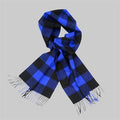 Swanndri Unisex Wool Scarfie - Blue/Blk Check