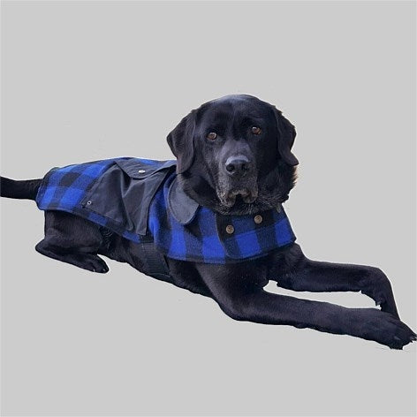 Swanndri Classic Dog Cover - Blue/Blk Check