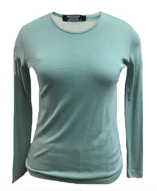Bay Road Merino Womens Crew - Atoll