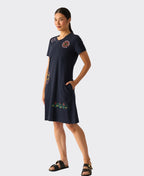 Foil Dress Bright Spot