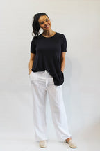 KG Bamboo Pants Beach - White