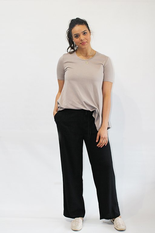 KG Bamboo Pants Beach - Black
