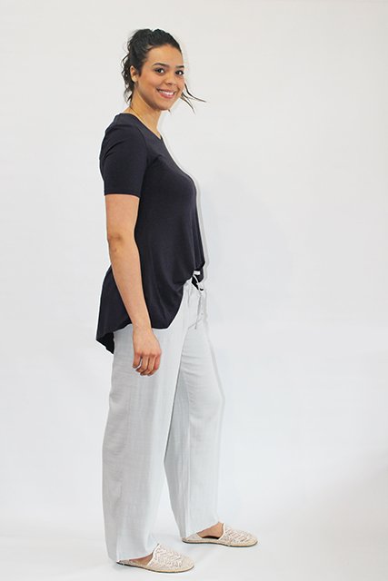 KG Bamboo Pants Beach - Pewter