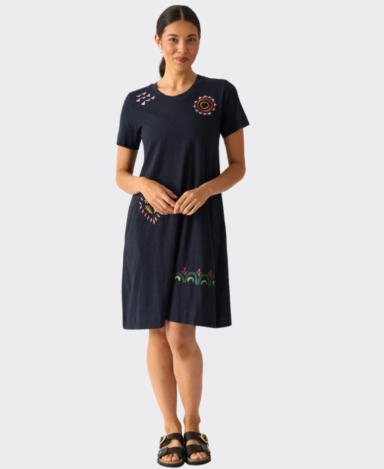 Foil Dress Bright Spot