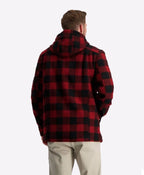 Swanndri Hudson Hoody - Oxblood Check
