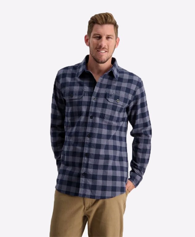 Swanndri Taranaki Tailor Shirt - Twilight Check