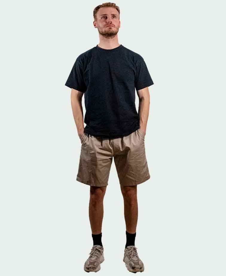 Savane Short Elastic Waist - Khaki