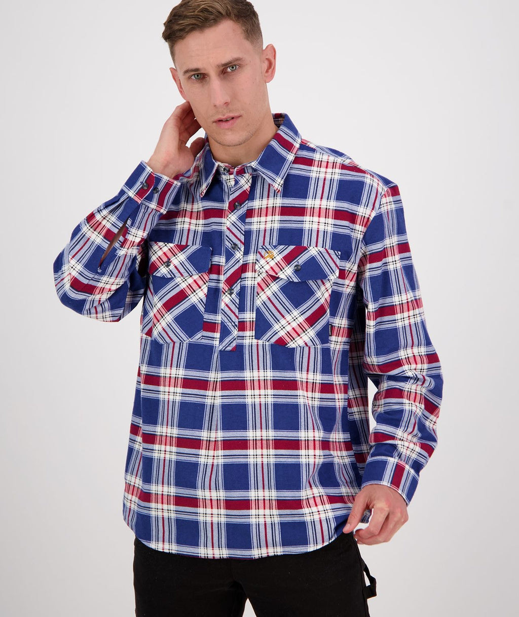 Swanndri Egmont Shirt - Crimson Check
