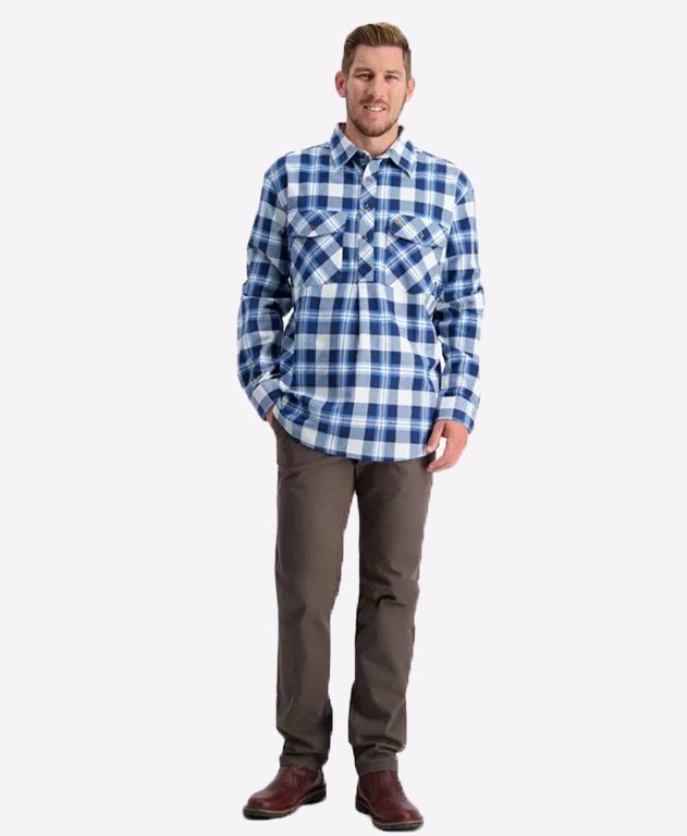 Swanndri Egmont Shirt - Blue Check