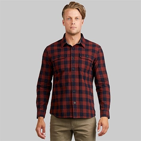 Swanndri Taranaki Tailor Shirt - Red Brick Check