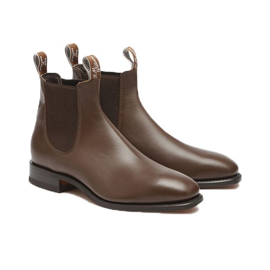 RMW Comfort Craftsman Boots - Dark Tan