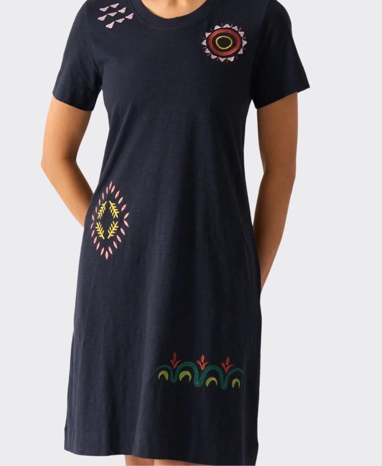 Foil Dress Bright Spot