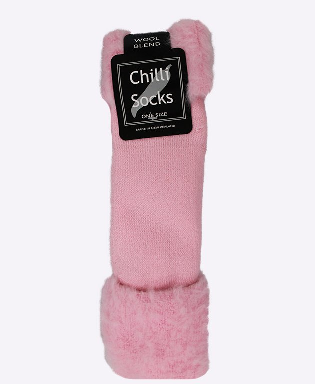 Chilli Socks Bedsocks Plain - Baby Pink