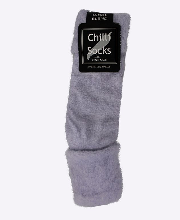 Chilli Socks Bedsocks Plain - Soft Lilac