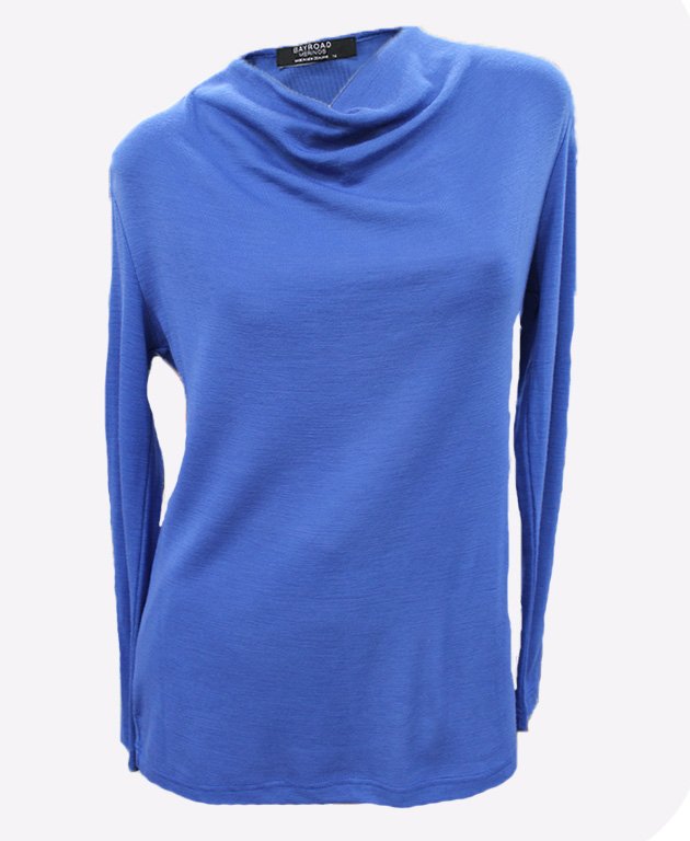 Bay Road Merino Shimmer Top - Moby