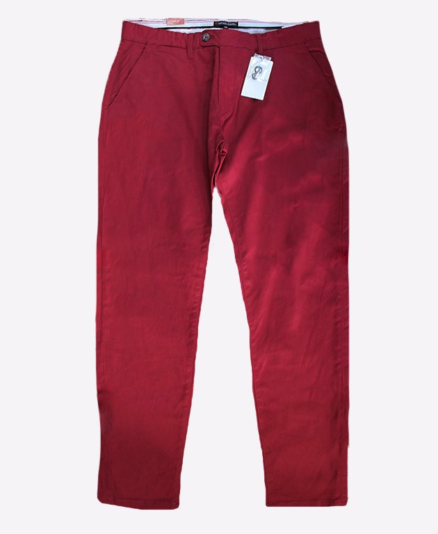 Michel Rouen Chino Pants - Wine