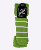 Chilli Socks Bedsocks Stripe - Apple/W White