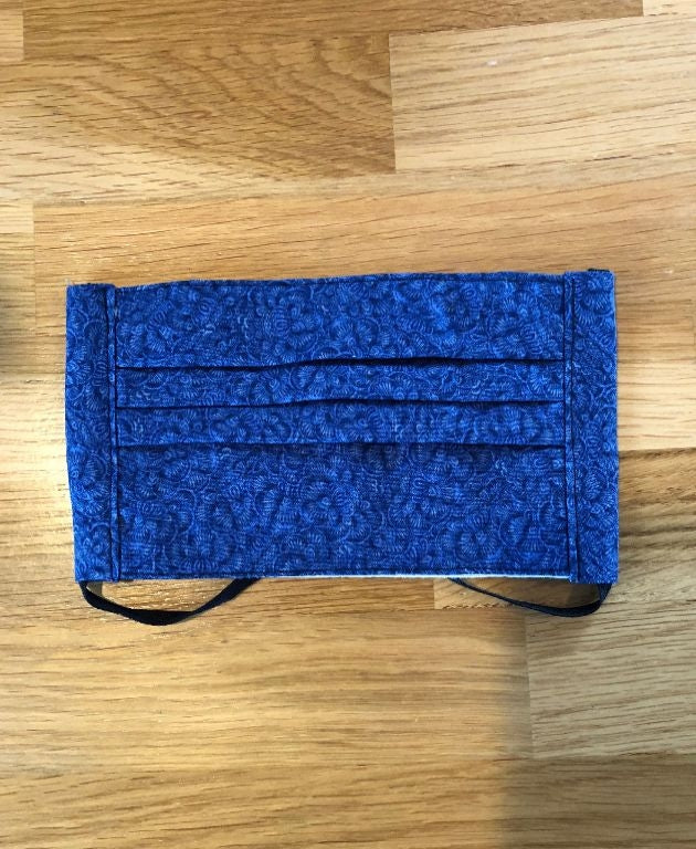 Face Mask - Blue Floral