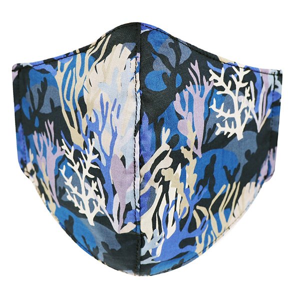 Parisian Liberty Face Mask - Coral Camo