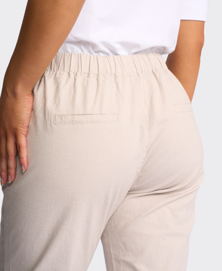 Vassalli Pant Henley 7/8 Slim Leg Elastic Waist
