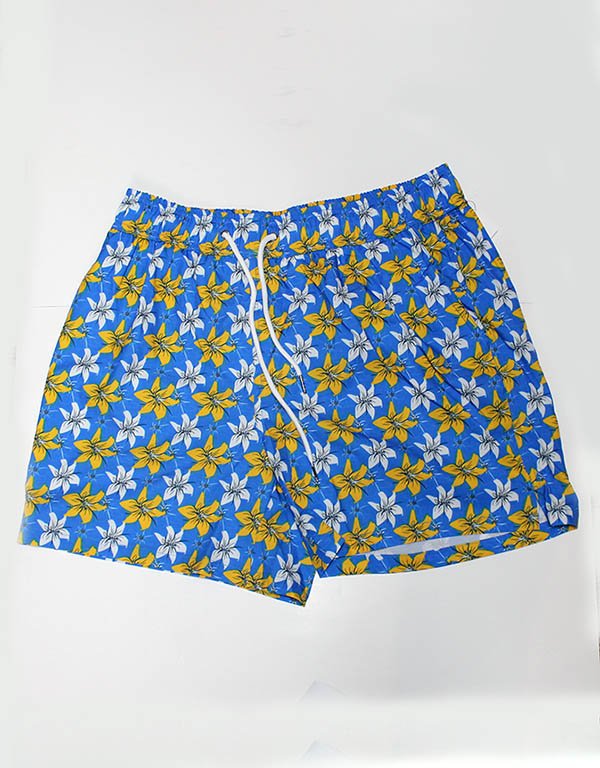 Michel Rouen Swim Short Printed - Fleurie Sky
