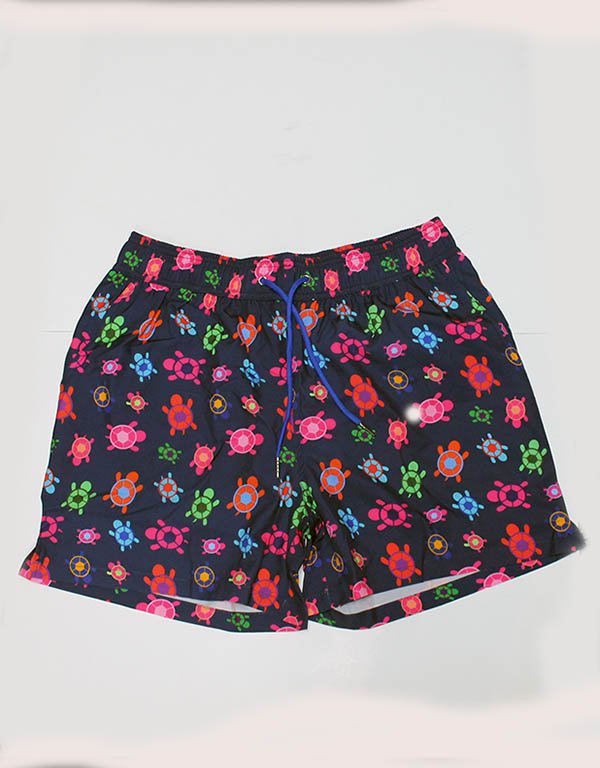 Michel Rouen Swim Short Printed - Floral Blue