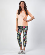 Vassalli Tee Boat Neck - Apricot