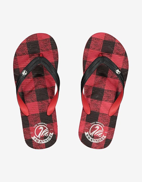 Swanndri Swanndal - Red/Blk Check