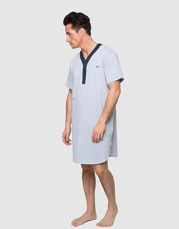 Coast Nightshirt S/S Knit Stripe - Stripe