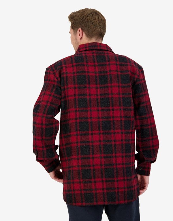Swanndri Ranger Shirt - Oxblood Grid
