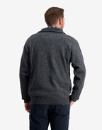 Swanndri Mariner Zip Neck Sweater - Charcoal Marle
