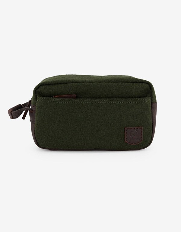 Swanndri Island Bay Wash Bag - Olive