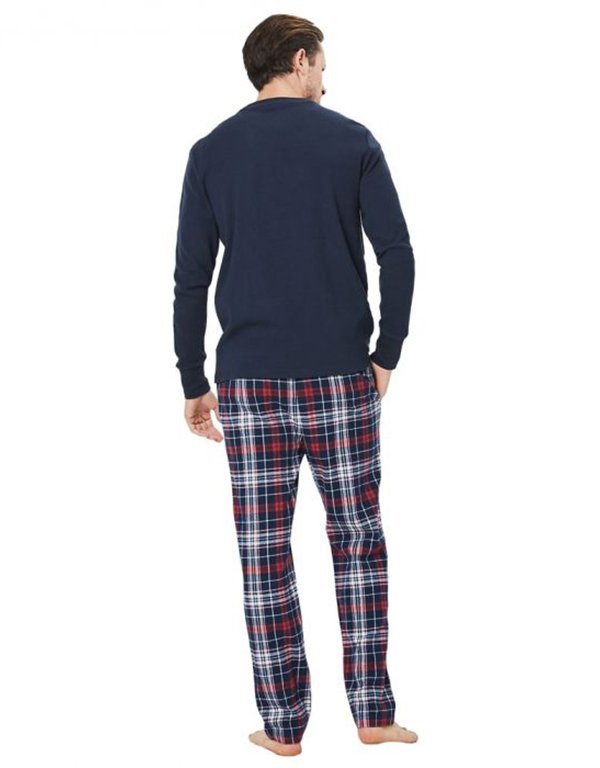 Coast PJ Set Hands on Deck - Navy Check