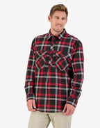 Swanndri Egmont Shirt - Black/Red Check