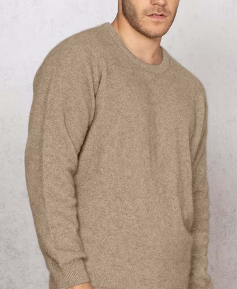 Noble Wilde Mens Cambridge Crew - Oyster