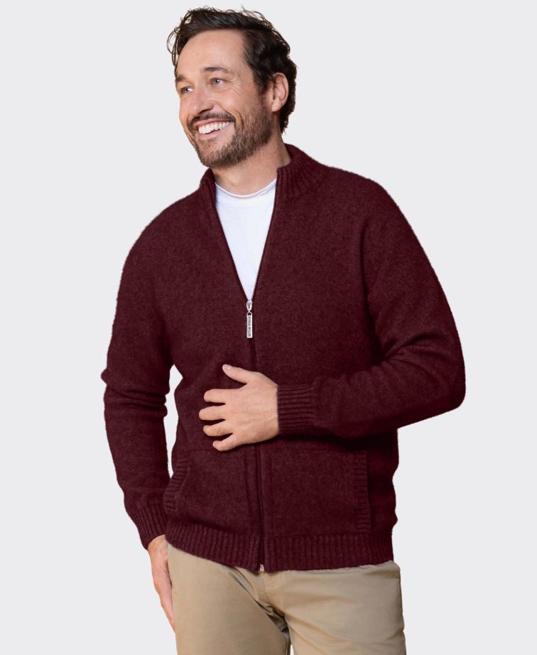 Noble Wilde Mens Bristol Jacket - Port
