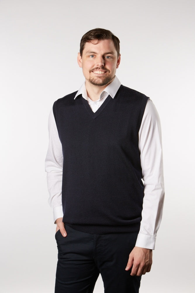 Fields Sleeveless Vest - Navy